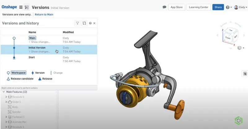 onshape screenshot