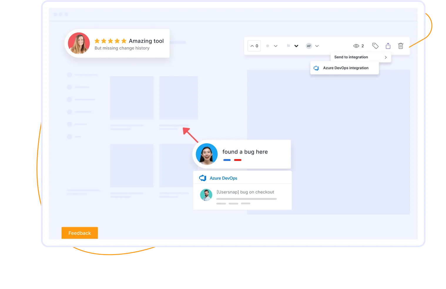 Azure DevOps intgeration with Usersnap