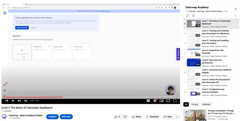 Usersnap academy