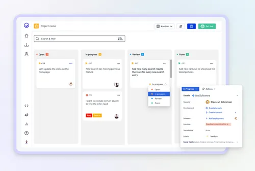 Two-way sync integrations by Usersnap and Jira, Azure DevOps and more