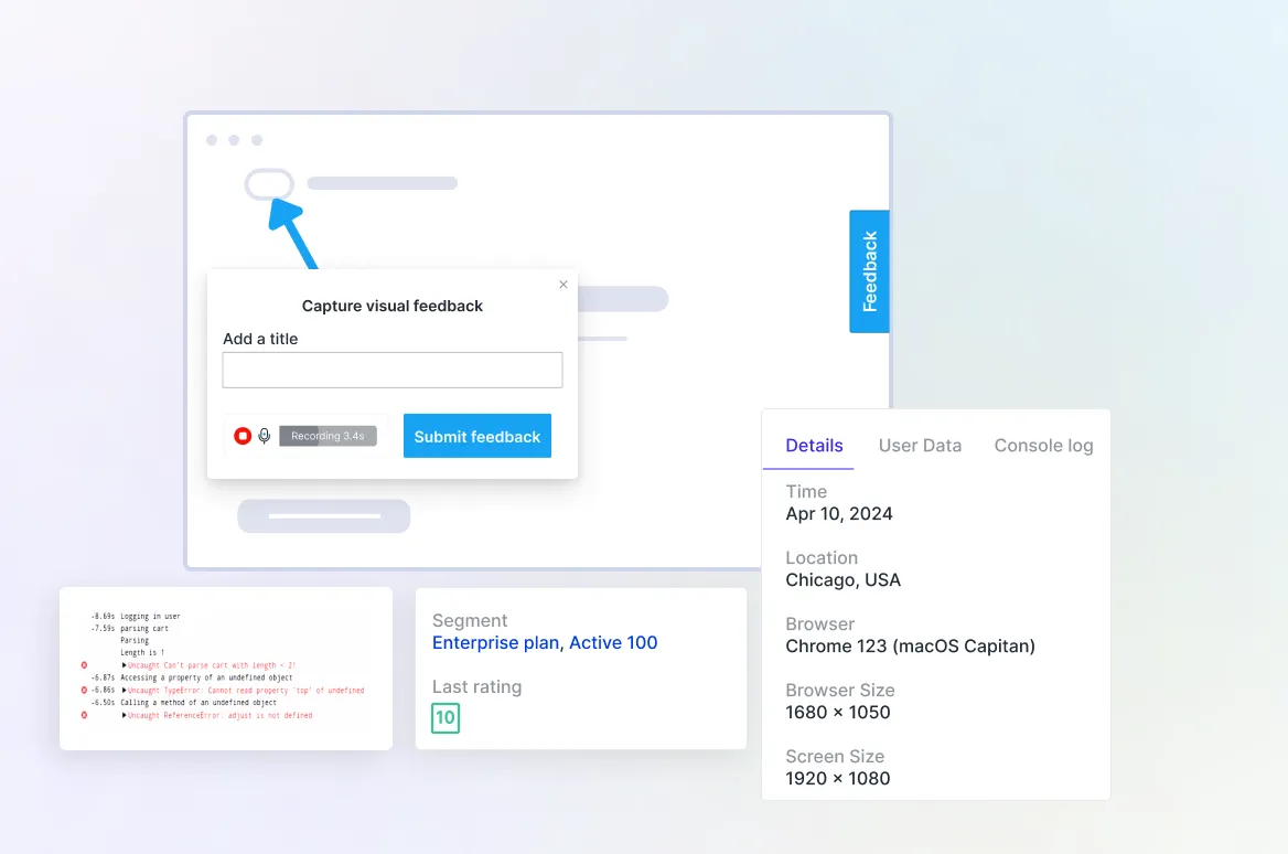 Two-way sync integrations by Usersnap and Jira, Azure DevOps and more