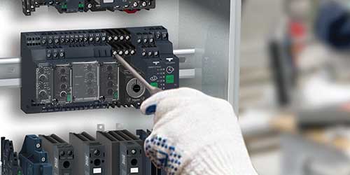 a person installing a solid-state-relay