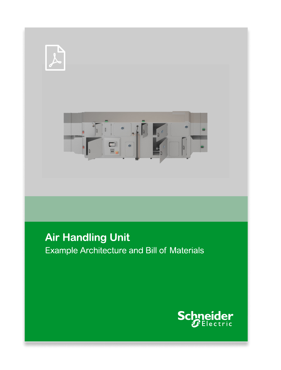 Cover of the Air Handling Unit example architecture and bill of materials document