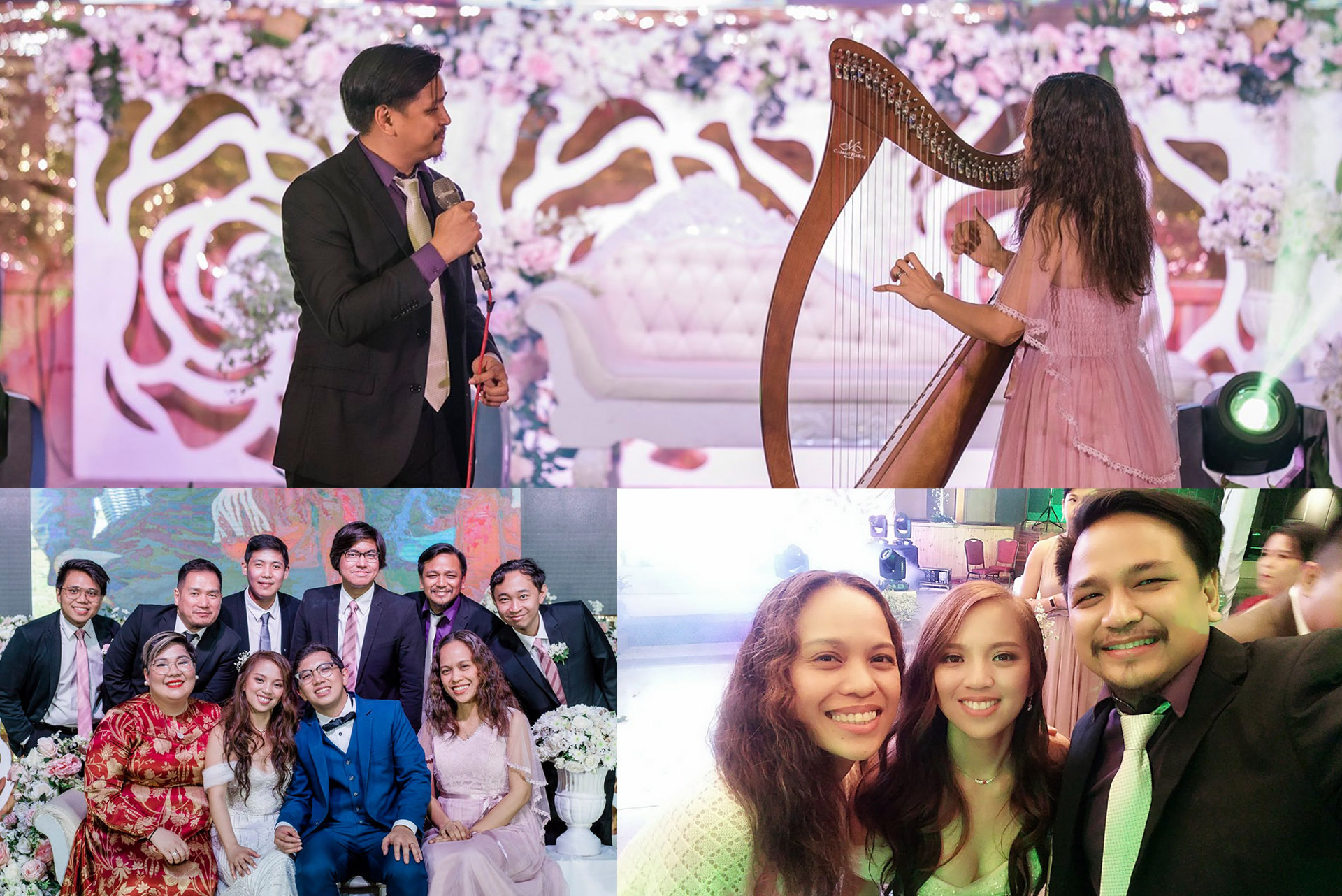 Harp wedding performance