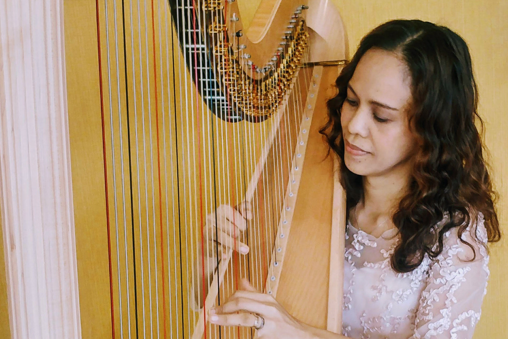Harp performance at Okada Manila