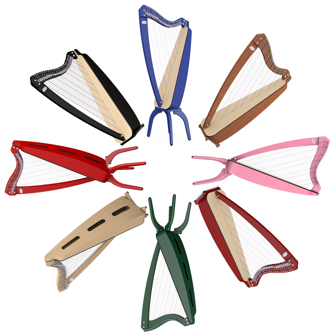 The many colors of the Odyssey harps