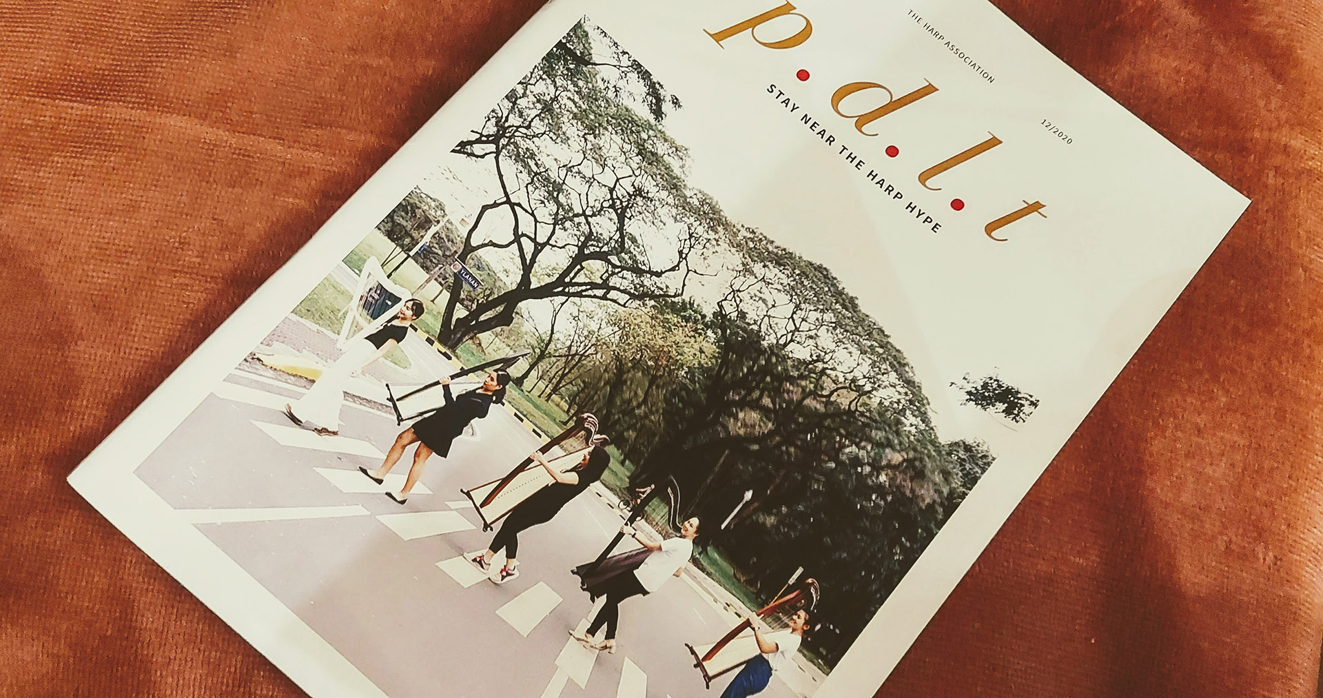 HarpRoom featured in the first issue of Singapore's PDLT magazine