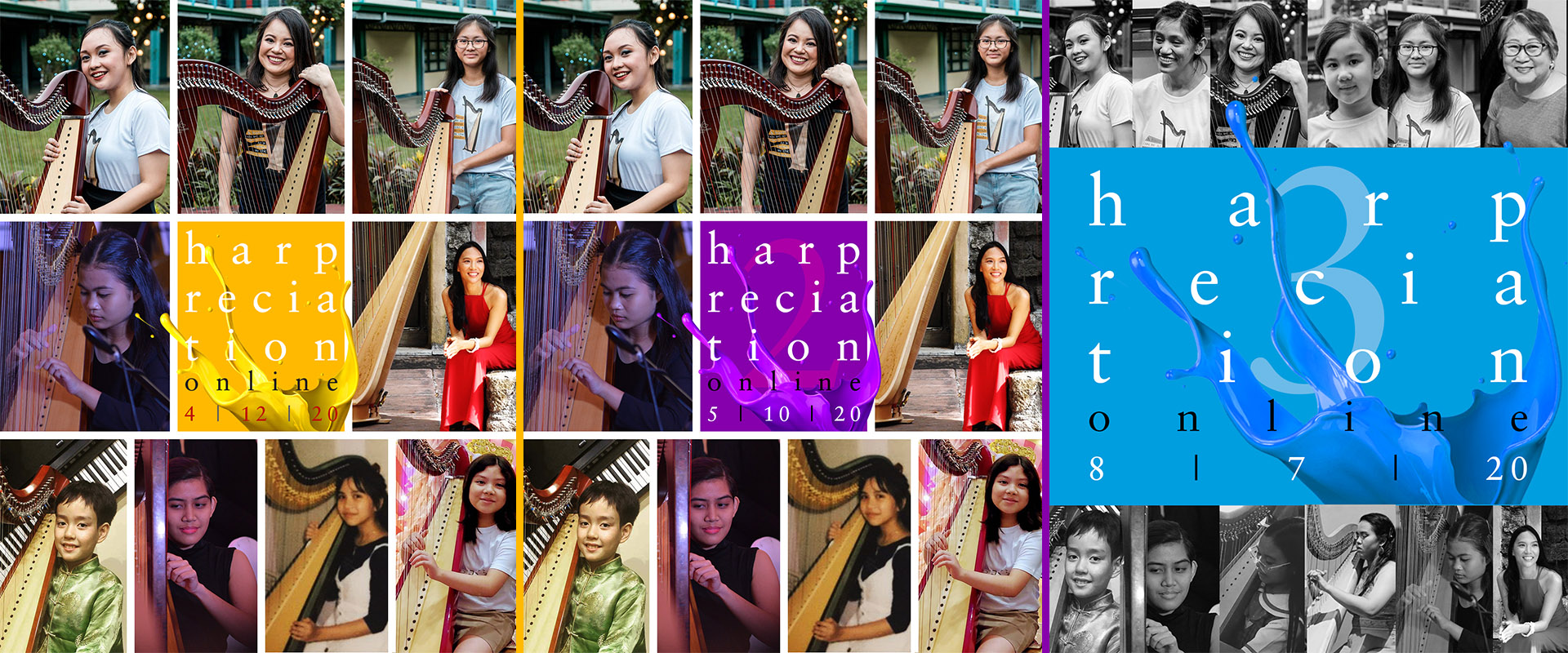 Harpreciation Online Recital poster