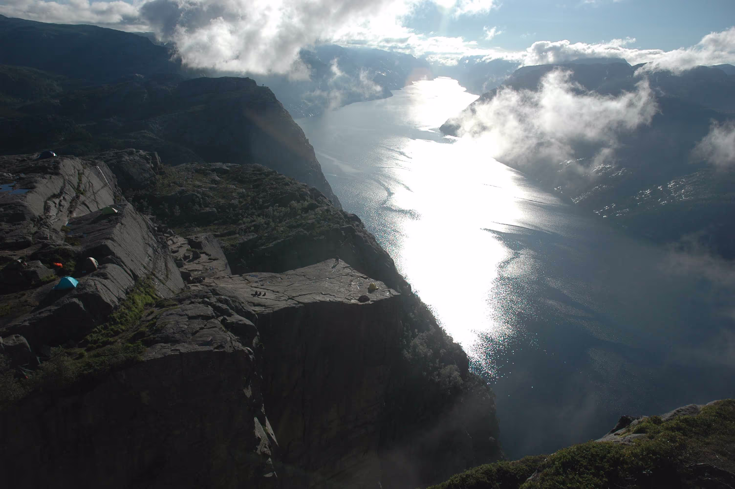 Amazing photo of Lysefjorden in Norway.