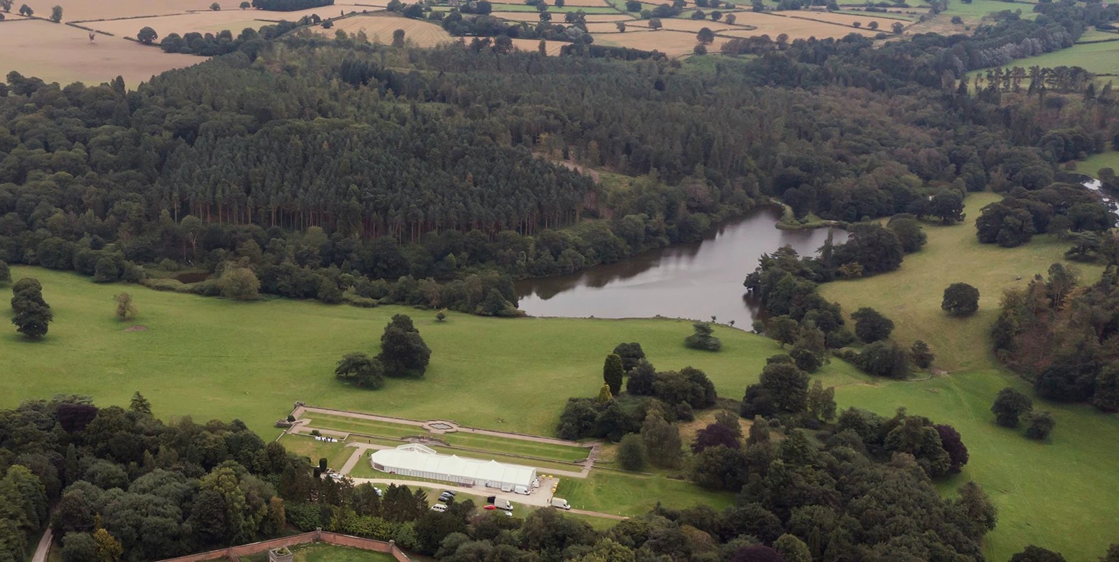 shooting season, uk at Osmaston Park
