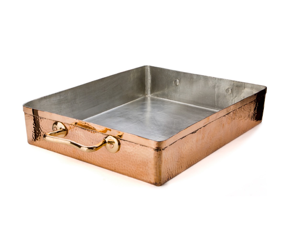 Copper Roasting Pan 20.8"x16.7" 
