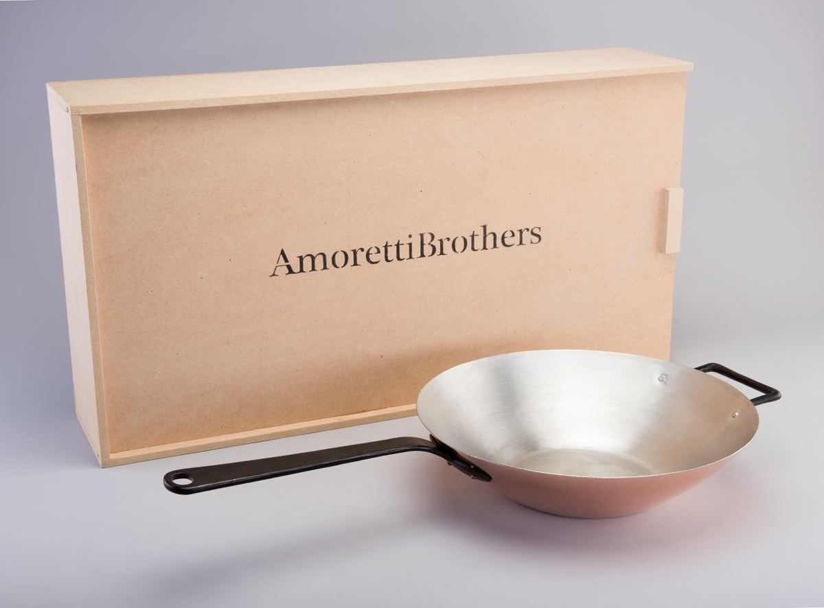 14" Copper Wok - Amoretti Chef Collection