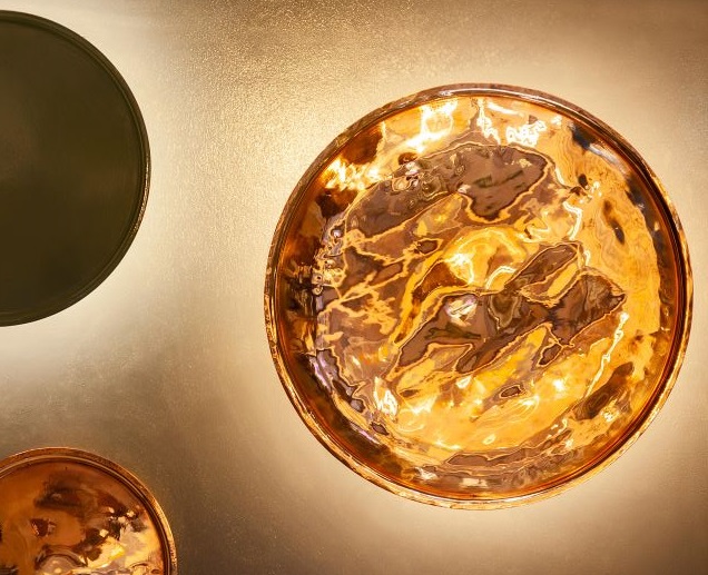 Round Copper Wall Sconce – Custom Size and Color