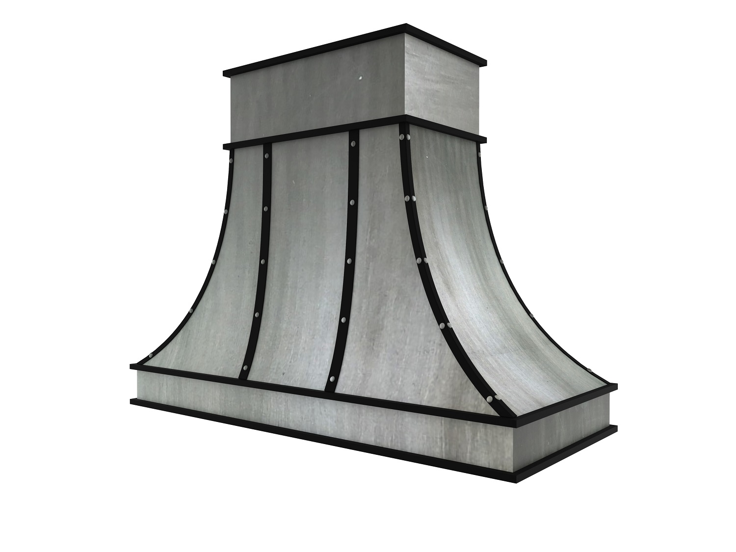 Blackened Steel Range Hood - MARY LOU ISLAND -