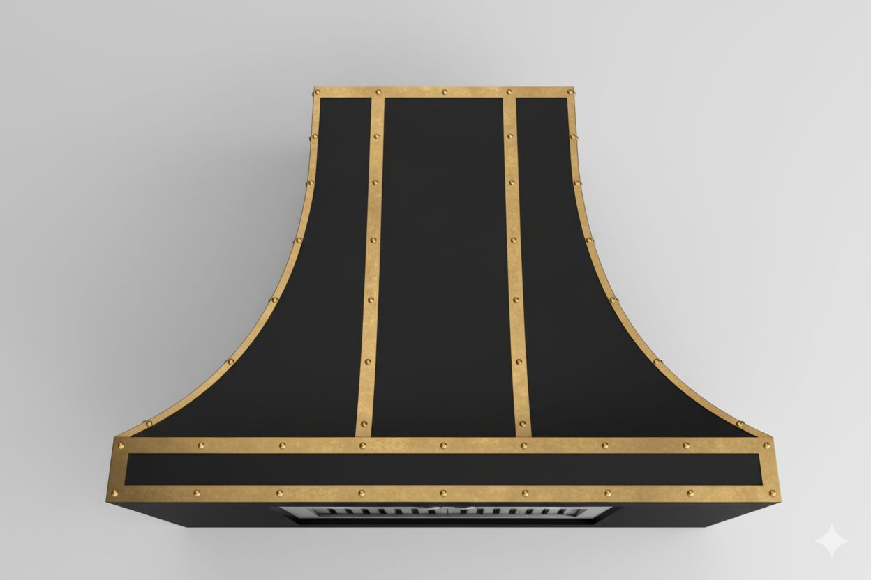 Brass Range Hood - SABINE -