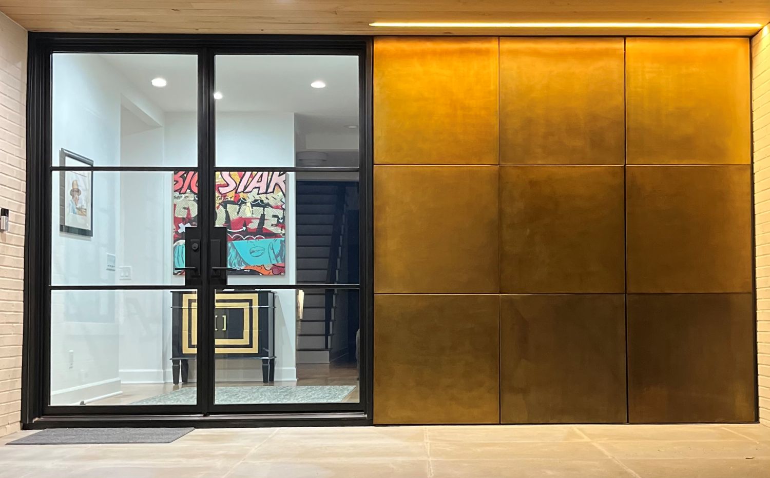 Brass Wall Panels - Vintage Patina