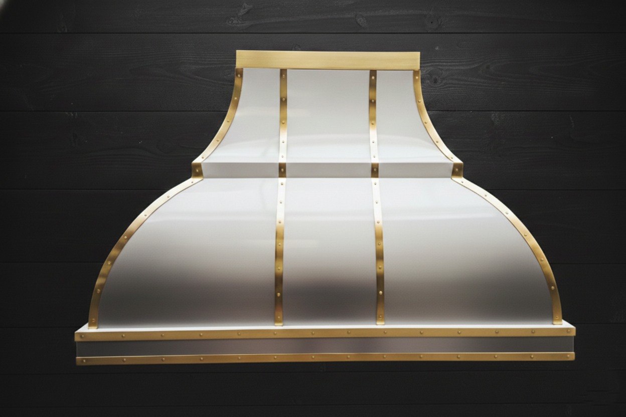 Brass Range Hood - MICHELLE - Grey