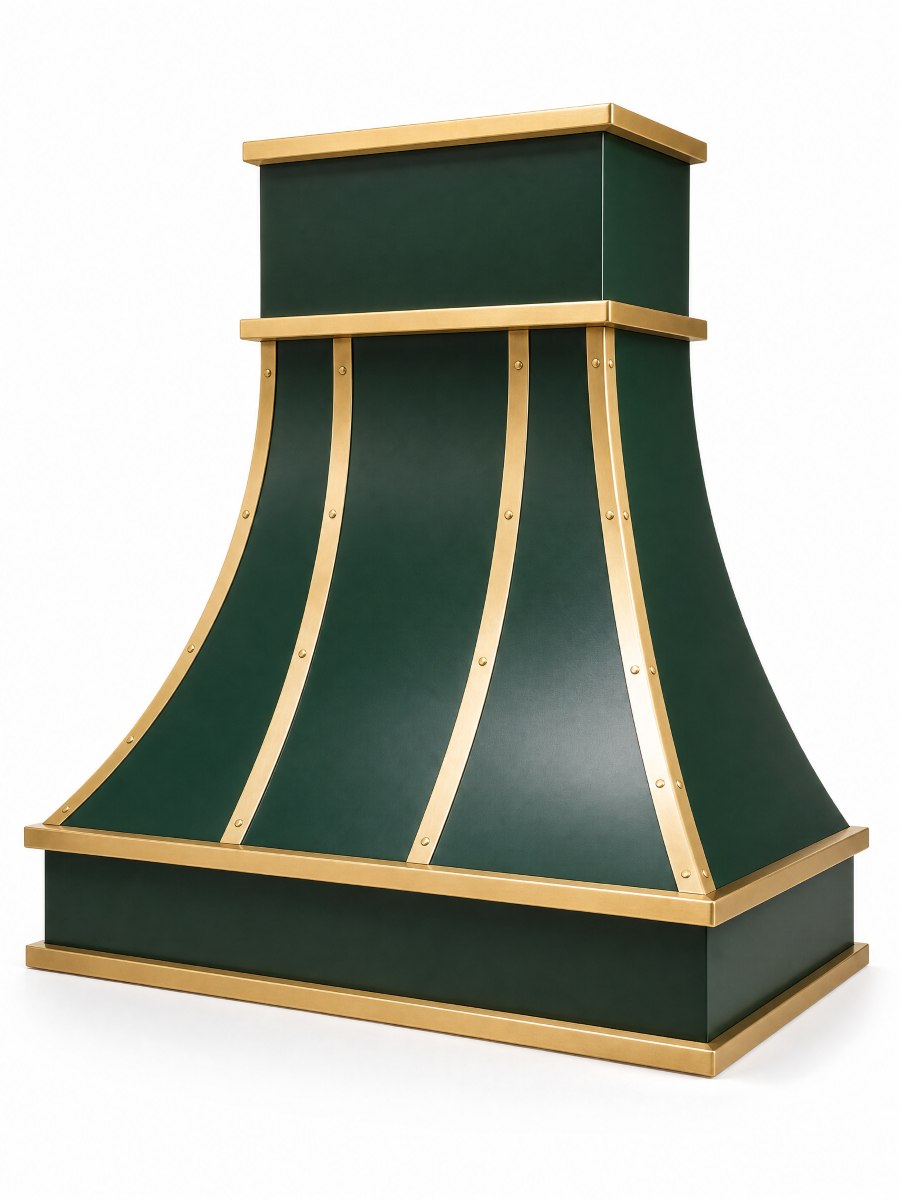 Mary Lou — Brass & Forest Green