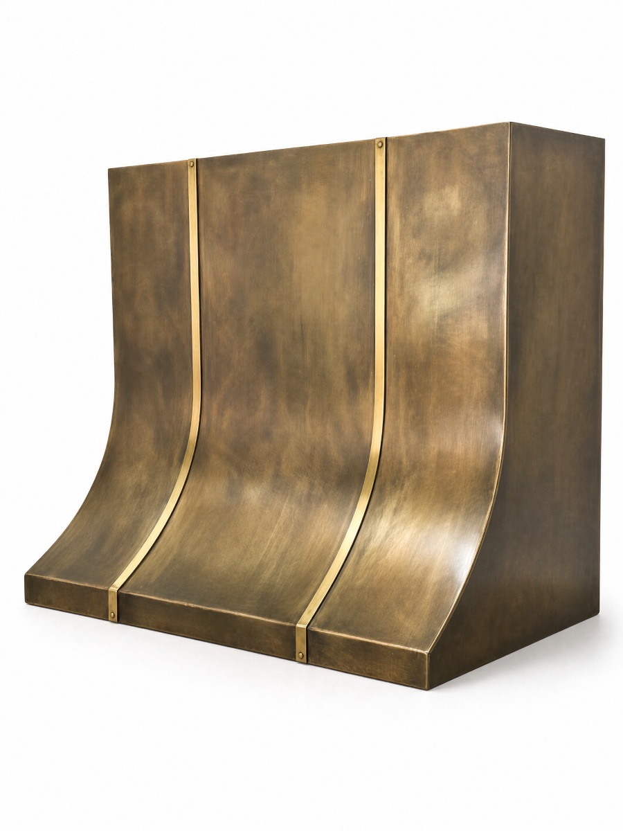 Eugene — Vintage Curved Brass