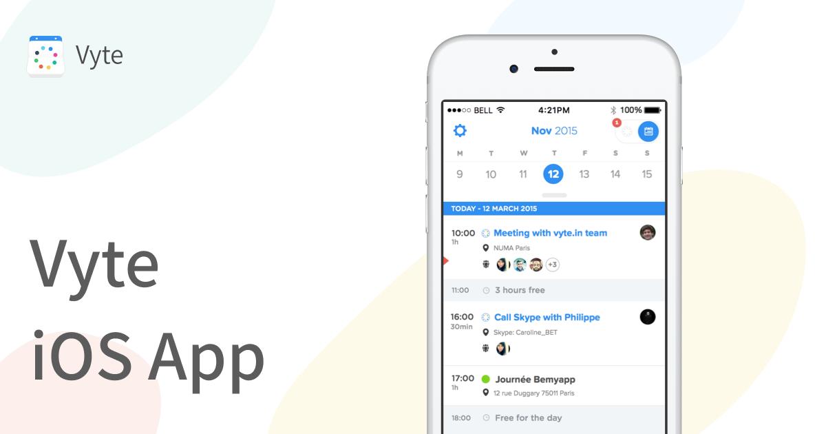 Vyte - iOS App: The best iPhone scheduli...