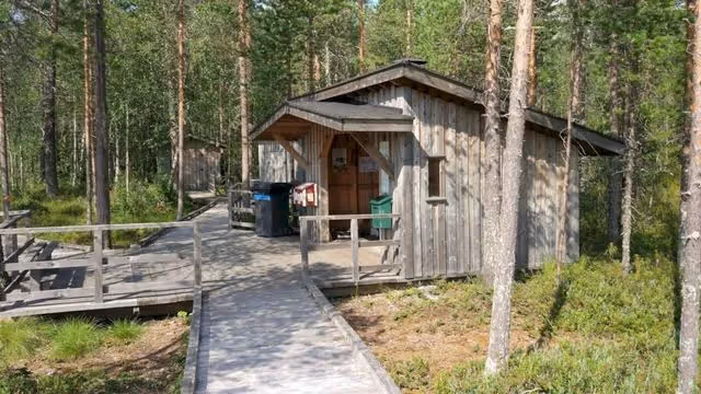 Wooden hut, time to relax