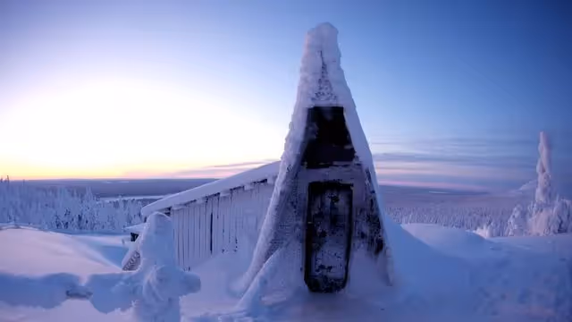 Luosto winter train and Amethyst mine adventure