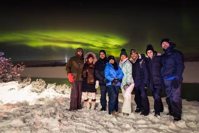 Northern Lights in Rovaniemi 2021, December