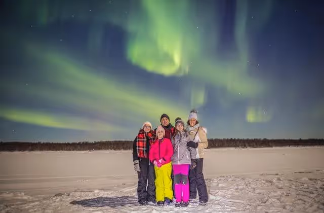 We were very lucky, very beautiful northern lights!