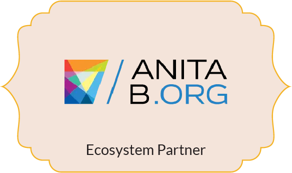 AnitaB.org logo with text 'Ecosystem Partner'.