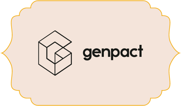 Genpact company logo.