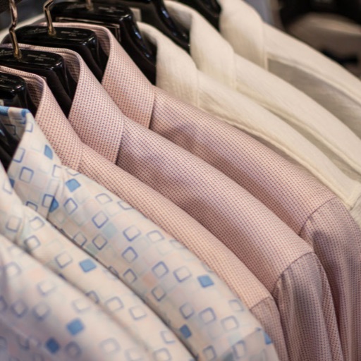 Button-up with feather print pattern from Bugatchi