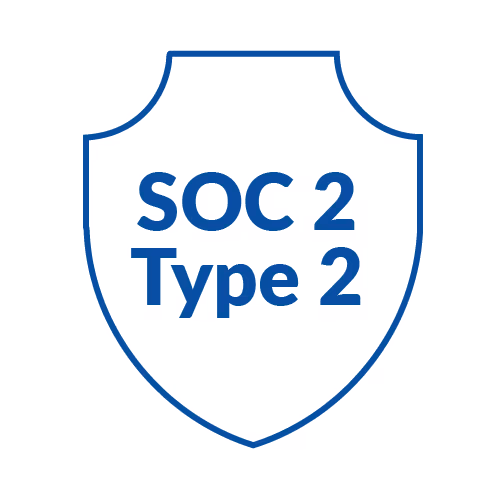Certification badge for SOC2 Type 2