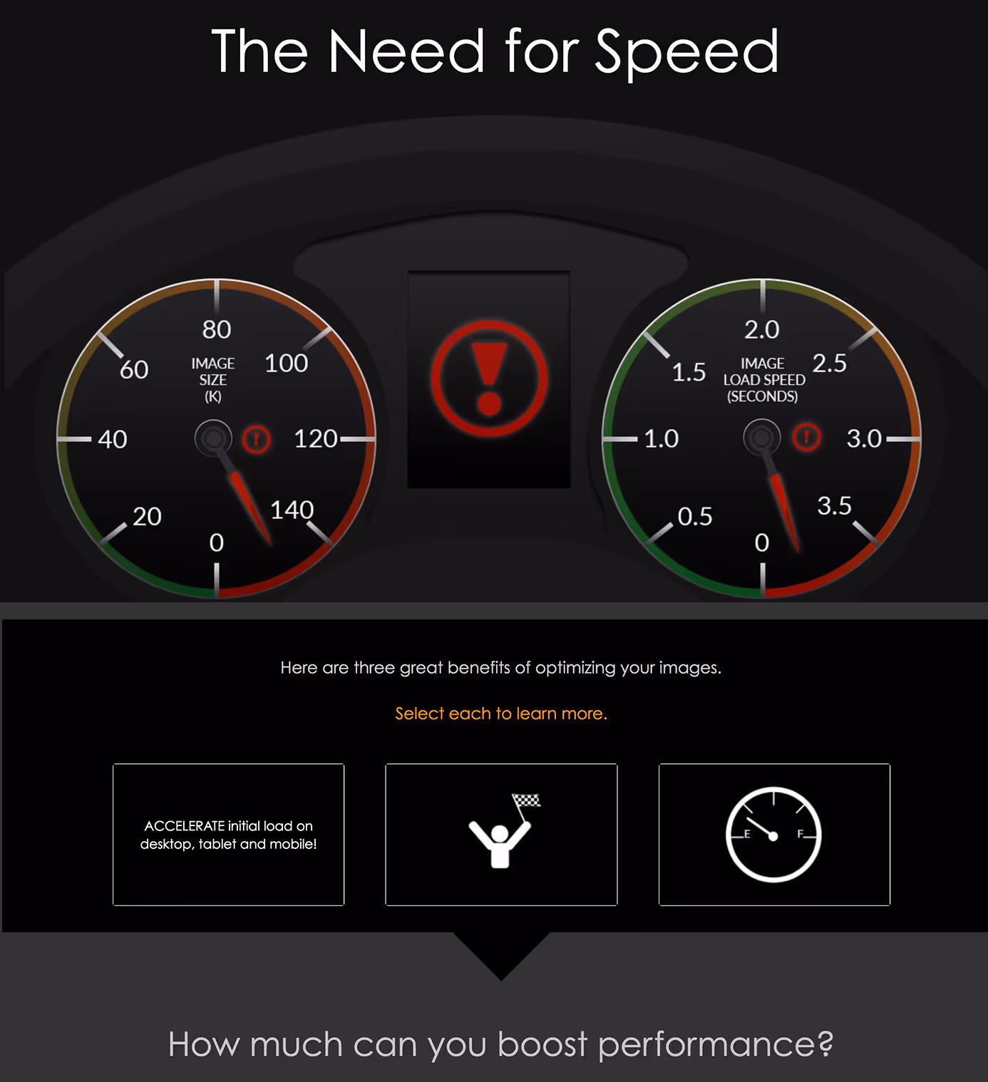 The Need for Speed – Optimizing Images Screenshots