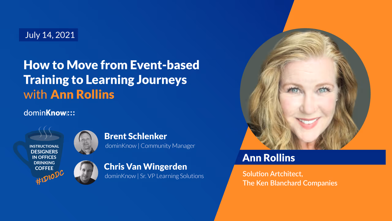 How to Move from Event-based Training to Learning Journeys 