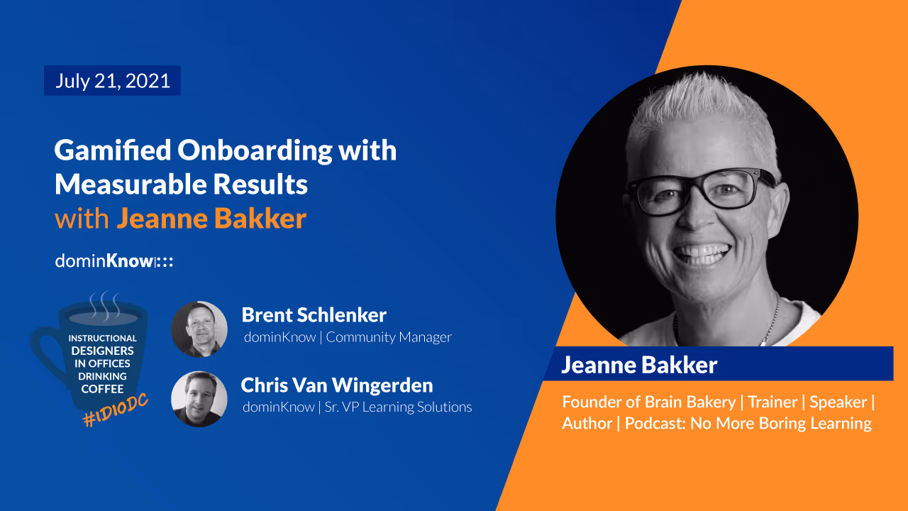 Gamified Onboarding with Measurable Results with Jeanne Bakker