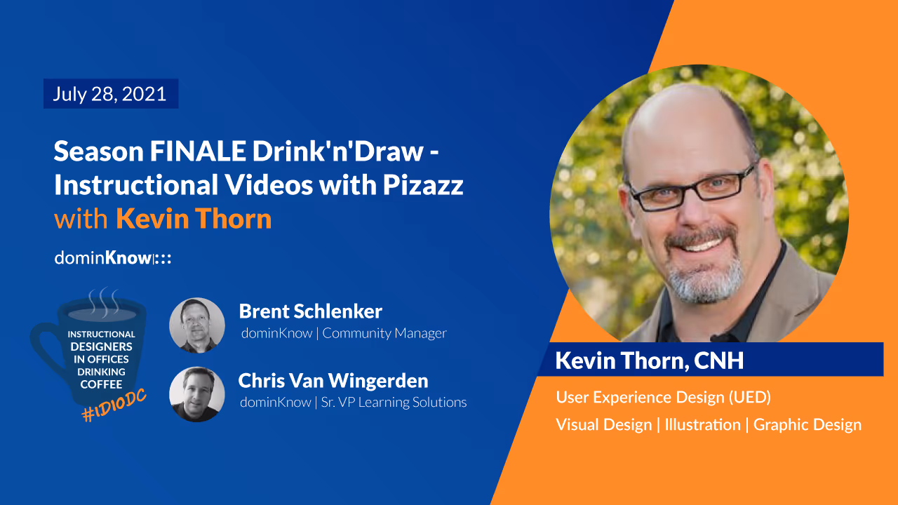 Season FINALE Drink'n'Draw - Instructional Videos with Pizazz with Kevin Thorn