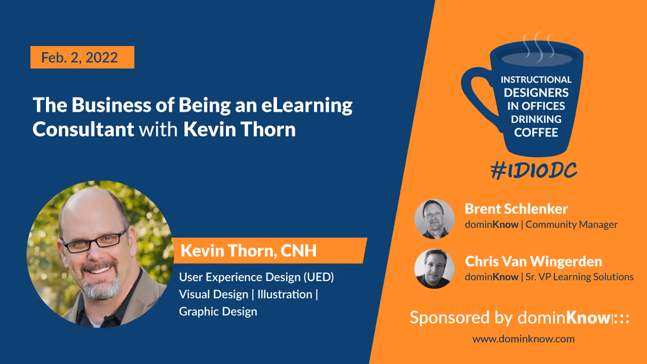 Kevin Thorn joins #IDIODC Feb 2