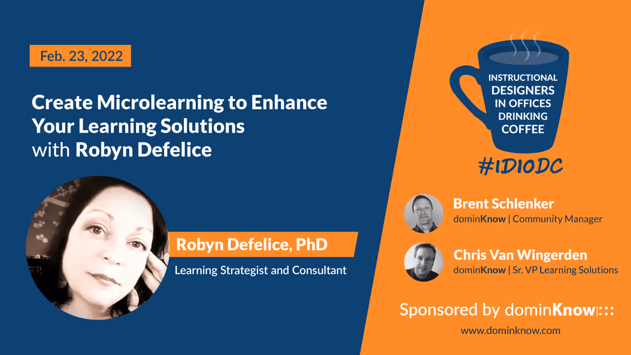 Robyn Defelice joined #IDIODC February 23.