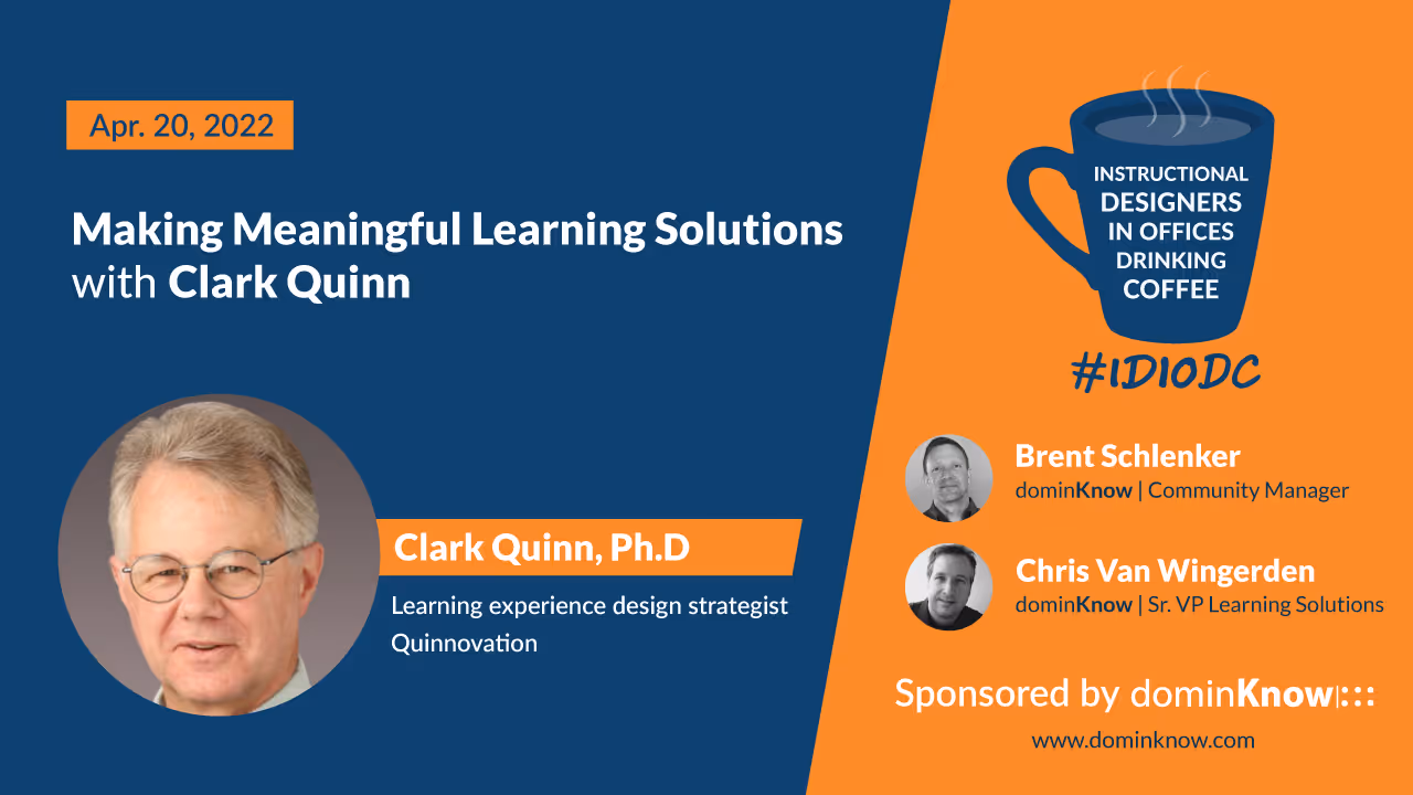 Clark Quinn joined #IDIODC