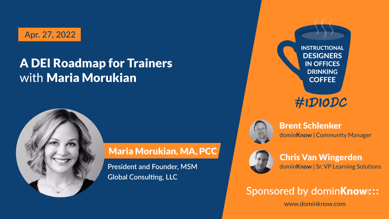 Maria Morukian joined #IDIODC.