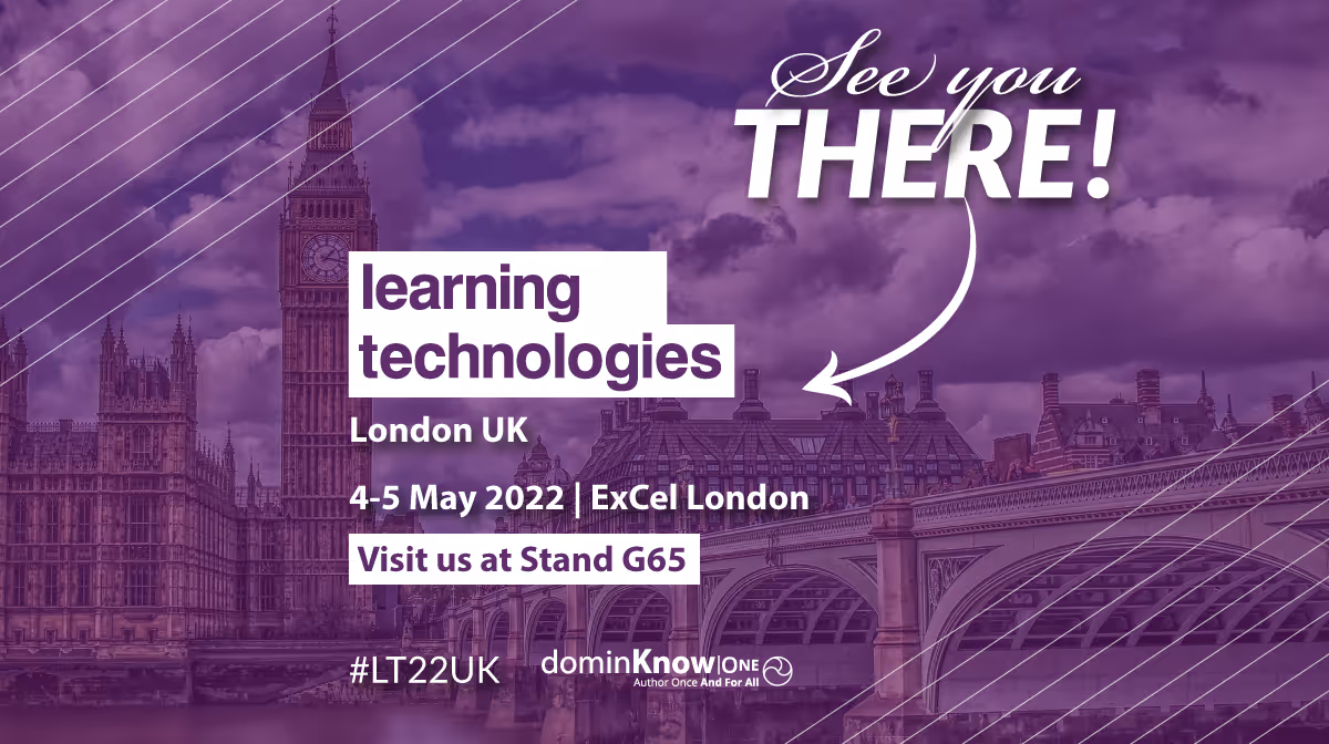 dominKnow’s partner, Larmer Brown represented at #LT22UK!