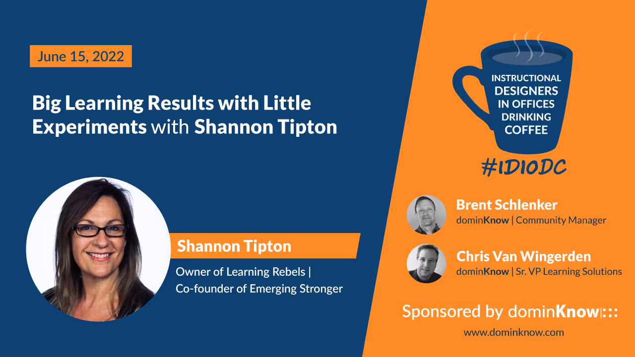 Shannon Tipton joins #IDIODC June 15.