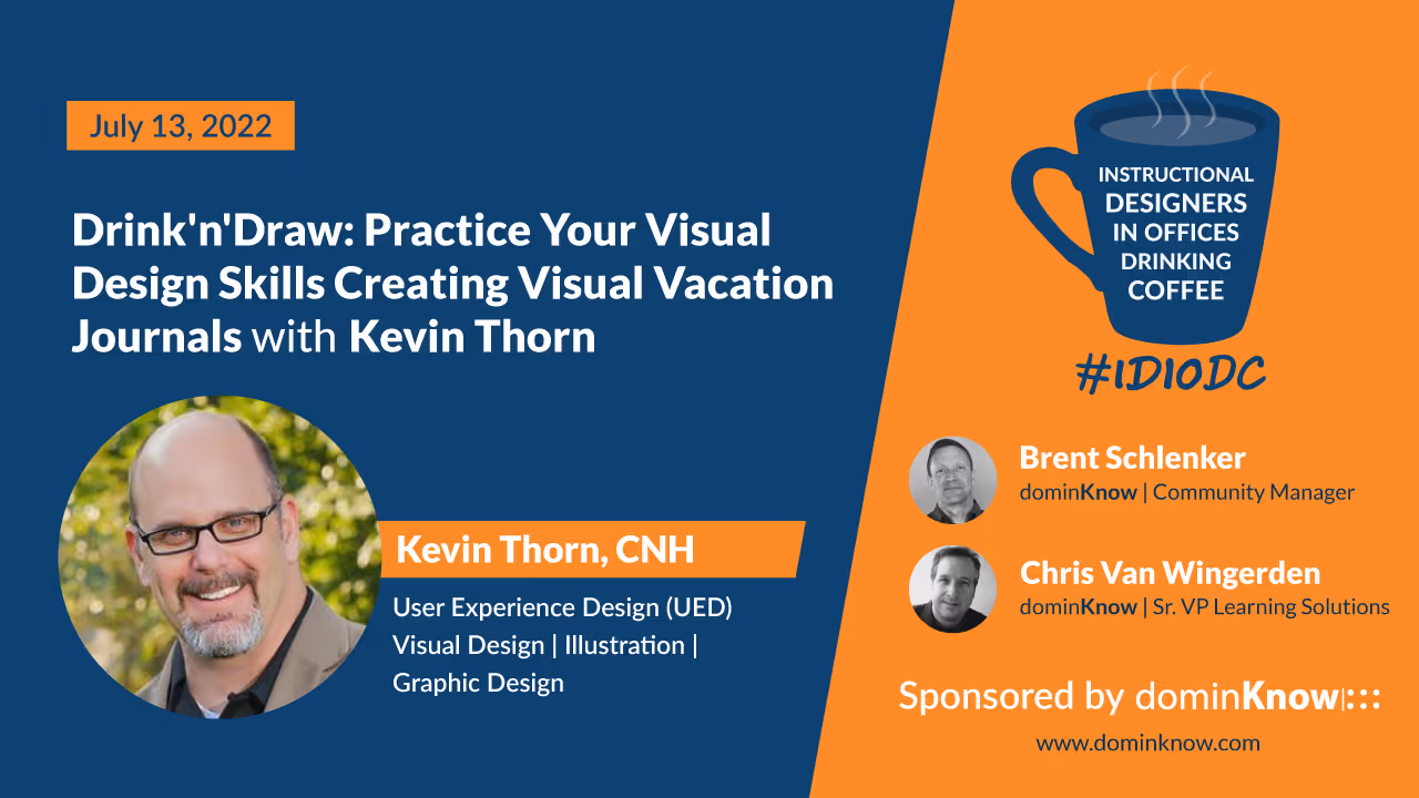 Kevin Thorn joins #IDIODC for another Drink'n'Draw.