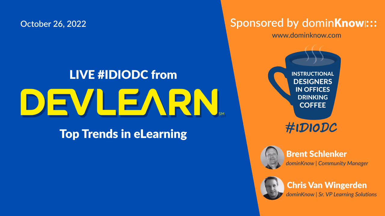 #IDIODC was live at #DevLearn22