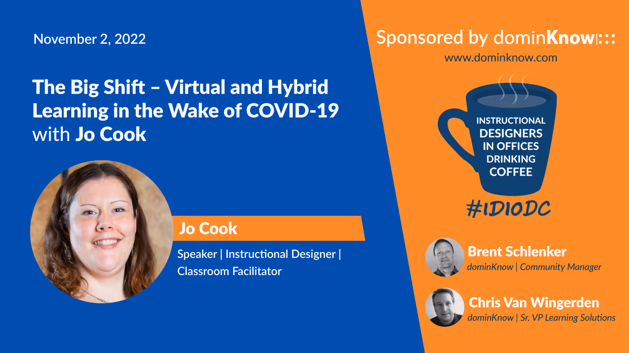 Jo Cook joined #IDIODC November 2.