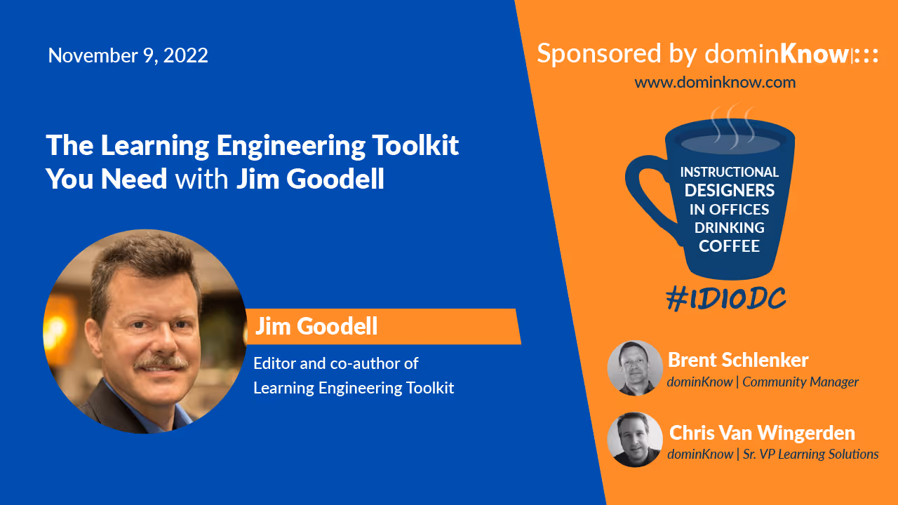 Jim Goodell joined #IDIODC on November 9.