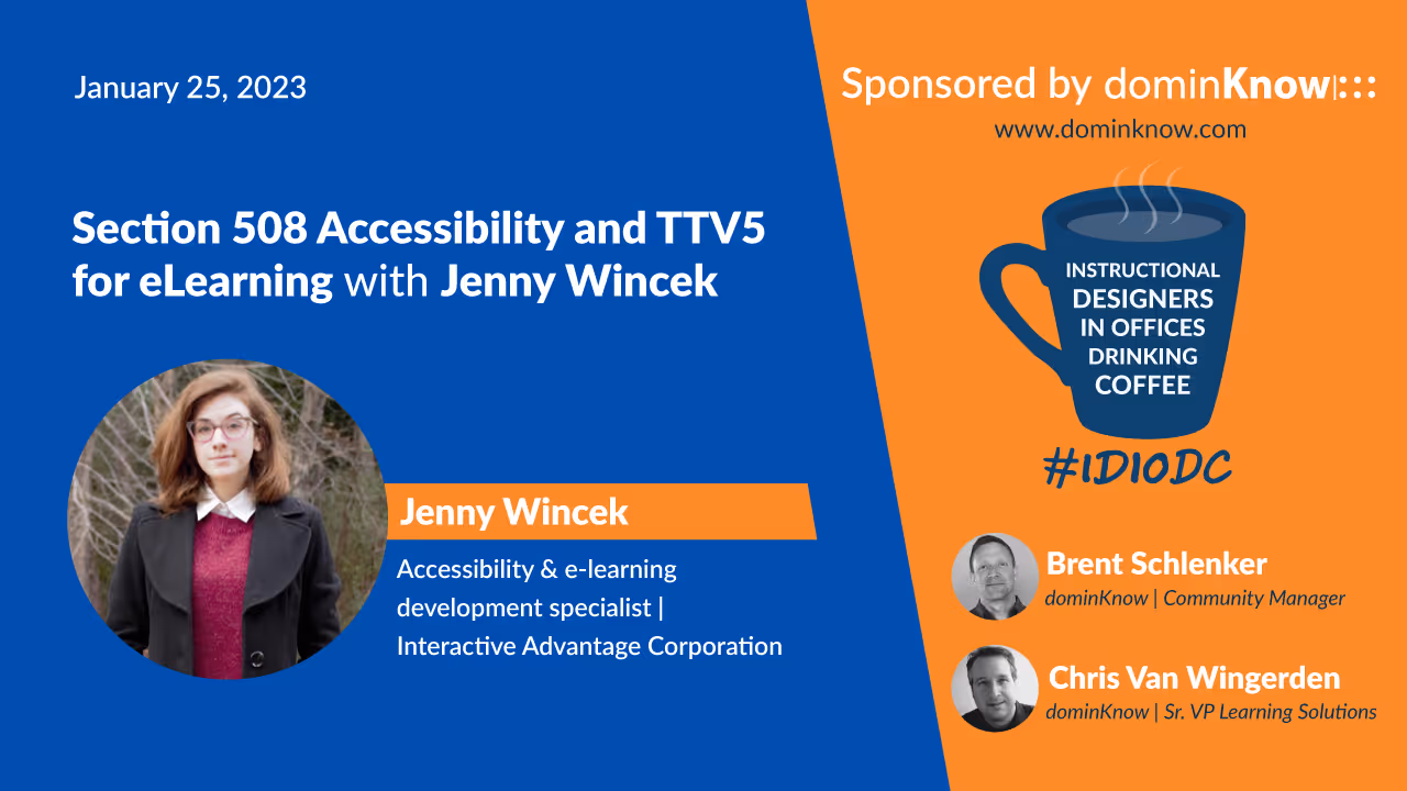 Jenny Wincek joined #IDIODC.