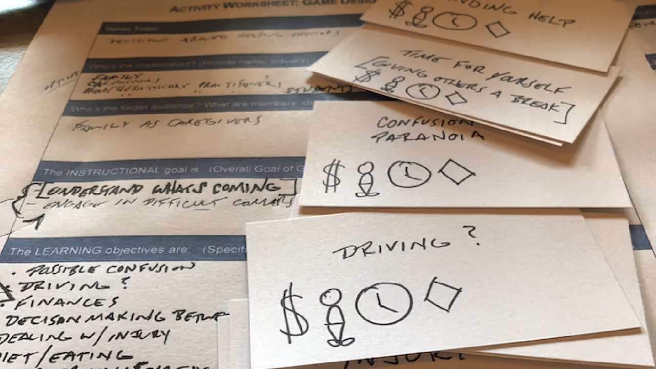 Game design for corporate training, exploration at the first ever Step Away Learning Summit.