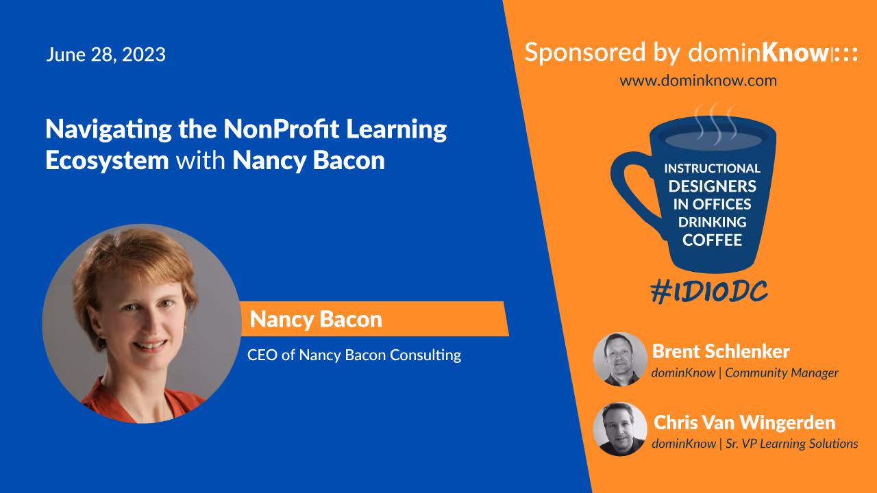Nancy Bacon joins #IDIODC.