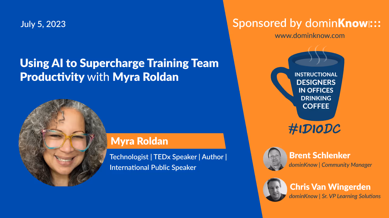 Myra Roldan joins #IDIODC.